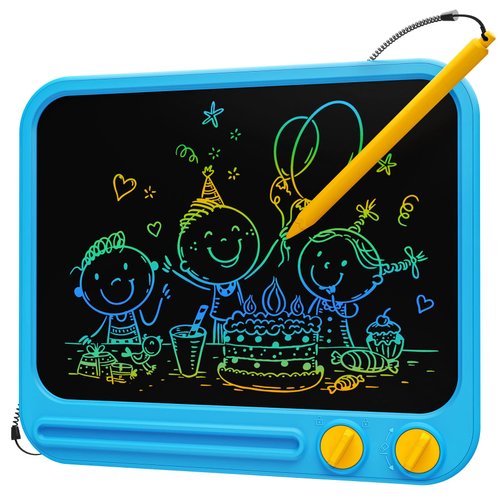 KOKODI Toys for 3 4 5 6 Year Old Boys, Upgraded Toddler 10 Inch Writing Tablet Reusable Drawing Doodle Pad, Easy to Use for Boys Girls Birthday Thanksgiving Christmas Ideal Gifts