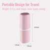 Toothbrush Travel case with Waterproof Travel Bag .Portable Toothbrush Holders Travel for Camping Travel Business School Home (Pink)