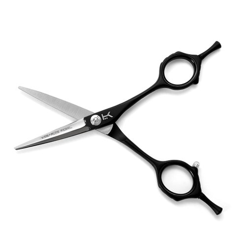 Very Sharp Kobaruto Rebel - 440c Silver Black Cobalt 5.5" Barber Scissors Stylist Hair Shears