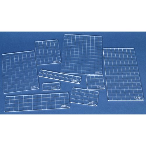 Stampers Anonymous GBXL Tim Holtz 9-Piece Acrylic Grid Block Set