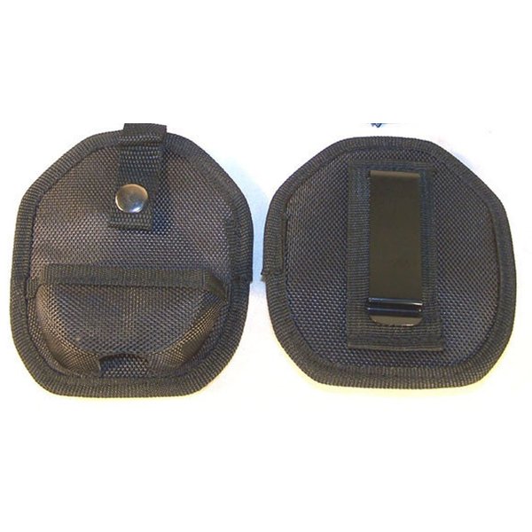 Rex Distributors VHP-100-BK Valcro Material Handcuff Carrying Case with Metal Clip & Belt Holder Handcuffs