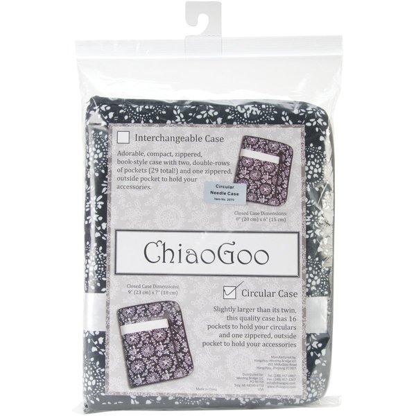 ChiaoGoo White Ribbon Circular Needle Case (2070)
