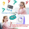 TimeLumi 60-Minute Visual Timer for Kids, Time Management Tool Study Classroom Timer, Home Edition Silent Countdown Timer for Toddler, Teachers and Adults (Purple)
