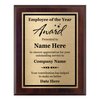 Employee of the Year Award Plaque 8x10 - Personalized Wood Board with Customized Plate - Awards for Employee Recognition and Appreciation - Customize Now!