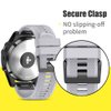 ANCOOL for Fenix 5/Fenix 6/Fenix 7 Band 22mm Silicone Watch Band for Fenix 5 Plus/Fenix 6 Pro/Fenix 7 Pro/Forerunner 935(Grey)