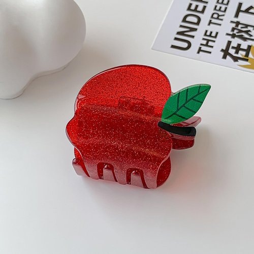 Back to School Hair Clips Red Hair Clips for Women Back to School Teacher Student Hair Accessories Gifts Cute Hair Clips Medium Strong Hold for Thick Thin Hair 1PCS