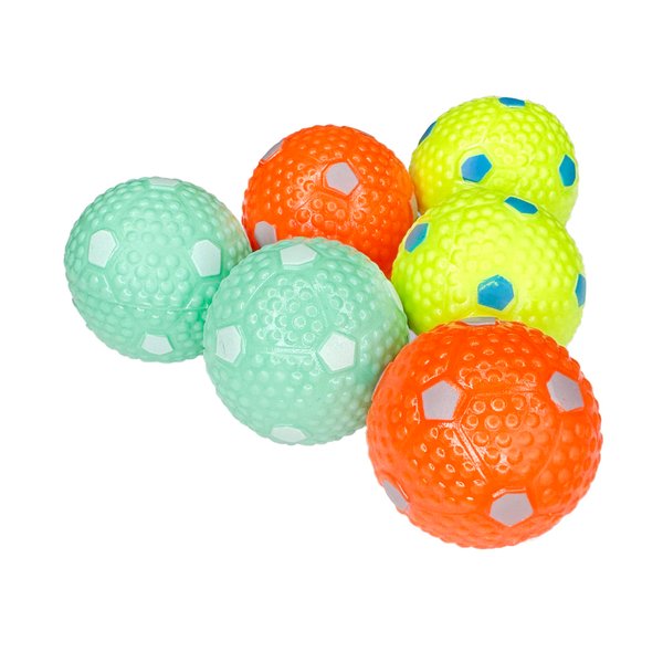 Crafts Central 6 PCS Latex Balls for Small and Medium Size Dogs - for Automatic Dog Ball Launcher, Playing Fetch, and Dog Toy