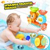 Bath Toys for Kids 1-3 Fishing Games Swimming Wind-up Turtle Toddler Bathtub Toy Water Tub Pool Toys for Baby 1 2 3 4 Years Boys Girls Gift Box