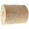 Flower Bee Floral Supply Natural Burlap Ribbon Organic 10 Yards (4 Inch or 6 Inch) Wide Non Wired Edge 30 Feet Choose Width (1) (4 Inch Burlap)
