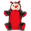 DolliBu Ladybug Plush Hand Puppet for Kids - Soft Plush Stuffed Animal Hand Puppet Toy for Puppet Show Games Puppet Theaters for Kids, Adult Cute Puppets Educational Toy to Teach Children & Toddlers