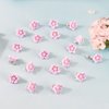 YISSION 20Pcs Mini Flower Hair Clips for Girls Women Cute Hair Pins Small Hair Clips Lily Flower Clips for Hair Wedding Hair Barrettes Bridal Hair Accessories for Girls Women Purple