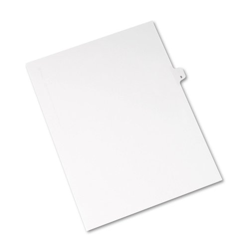 Avery Legal Exhibit Tab Dividers, Tab Title: 9, White, Letter, 25/Pack (11919)