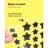 LitBear Acne Patch Pimple Patch, Black & Yellow Star Shaped Acne Absorbing Cover Patch, Hydrocolloid Acne Patches For Face Zit Patch Acne Dots, Tea Tree Oil + Centella, 112 Patches, 14mm & 10mm