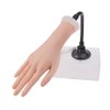 Right Practice Hand for Acrylic Nails With Holder, Mannequin Hand for Nails Practice, Flexible Bendable Fake Hand Manicure Nail Practice Hand