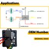 ELSOON DC0444 Digital Radiator Fan Controller Switch 12V and 24V, Adjustable Temperature 104°F-230°F, Dual Electric Thermatic Fan Control Kit, LED Display, Replaces 0444