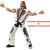 WWE Shawn Michaels Wrestlemania Elite Collection Action Figure with Entrance Attire & Vince McMahon Build-A-Figure Pieces, 6-in Posable Collectible Gift for WWE Fans Ages 8 Years Old & Up