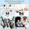 TSYAN Car Seat Toys for Babies 0-6 Months,Hanging Rattle Toys for Crib Mobile, Baby Spiral Hanging Stroller Black and White High Contrast Baby Toys for Newborn 0 3 6 9 12 Months Baby Boys Girls (BEE)