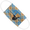 Popfunk Harry Potter Kids Ravenclaw Plaid Logo 1-Ply Reusable Face Mask Covering with Adjustable Nose Wire