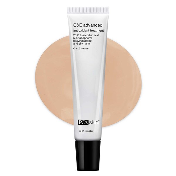 PCA SKIN Vitamin C and E Advanced Antioxidant Skin Brightening Serum, Vitamin C Serum, Diminishes Dark Spots, 1 fl oz Tube
