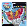 Melissa & Doug Stained Glass Butterfly Art Kit| Arts and Crafts for Kids Age 5+ | Kids Craft Kits | Kids Activity Window Art Kit | Sticker Art | Mess Free Activity | Gifts for Boys & Girls