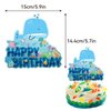 Under the Sea Party Decorations, Sea World Birthday Party Supplies Decorations, Sea World Party Supplies Includes Happy Birthday Banner, Cake Topper, Cupcake Toppers, Latex Balloons
