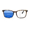 LAMBBAA Vintage Square Progressive Multifocal Presbyopic Glasses, Anti-Blue Light Glasses for Men Women Readers (Dark Tortoise +0.75/+3.25 Magnification)