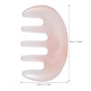 Beaupretty Guasha Scalp Comb Hair Comb Hair massager comb Scalp Massage Comb Massager for Scalp Care (Light color)