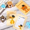 Zhanmai Mini Animal Plush Toy Graduation Cards Gift Set, Cute Small Stuffed Animal Keychain Set, School Graduation Classroom Exchange Gifts, Teacher Student Award Party Favors (Novel Style, 36 Set)
