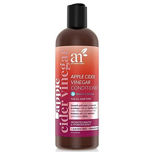 Artnaturals Apple Cider Vinegar Conditioner – (12 Fl Oz / 355ml) – for All Hair Types - Plant Base Blend - Coconut Oil and Vitamin E for Split Ends, Shine, Stronger and Smoother
