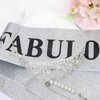 Casoty 60th Birthday Sash and Tiara for Women, 60th Birthday Decorations Women, Silver 60th Crown and "60 & Fabulous" Sash Set, 60 Birthday Sash, 60th Birthday Gifts for Women