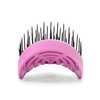 NuWay 4HAIR DoubleC U.S. Patented Double Curved Detangling Brush (Rose Pink)