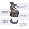FREEORR Root Touch Up Powder for Thinning Hair - Hairline Shadow and Gray Coverage #01 Dark Brown