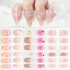 8 Sheets Flower Nail Stickers Full Nail Wraps Decals 3D Self Adhesive Flowers Nail Decals Design Gel Nail Strips Supply Spring Flowers Floral Nail Wraps for Women DIY Manicure Nail Art Decoration