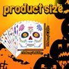 Amaxiu Day of the Dead Face Temporary Tattoos, 10 Sheets Halloween Floral Sugar Skull Temporary Face Tattoos Stickers Makeup Kit on Cheek Eye Forehead Nose Mouth for Halloween Masquerade Party