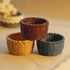 Dollhouse Miniature Plant Stand Basket：Cabilock 3Pcs Miniature Dollhouse Crafts Miniature Woven Basket Small Craft for Girls and Boys DIY
