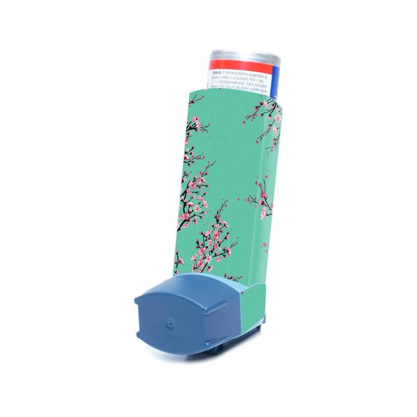 MightySkins Skin for Ventolin HFA Asthma Inhaler - Cherry Blossom Tree | Protective, Durable, and Unique Vinyl Decal wrap Cover | Easy to Apply, Remove, and Change Styles | Made in The USA