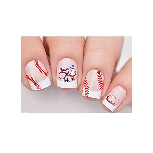 Baseball Mom Design B1011 Nail Art Decals