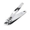 uxcell Sharp Nail Clippers, Stainless Steel Slanted Edge Toenail Cutter Trim Fingernail Clipper for Women, Professional Toenail Clippers Manicure Tool for Men Thick Nails
