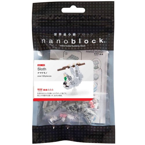 Kawada NBC-122 Kawada Nano Block Sloth (NBC-122) Building Kit