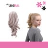 JUVABUN Claw Clip Wavy Ponytail Extension 12'- Light Blonde| Hair Extension Clips | Synthetic Ponytail Extension| Wavy Hair Extensions | Washable Realistic And Synthetic |human hair- Light Blonde