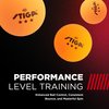 STIGA 6-Pack Orange 3 Star Table Tennis Balls | 40mm ITTF Regulation Size and Weight Ping Pong Balls