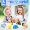 MXTOY Party Favors for Kids 12 Pack Animals Building Block Toy Building Set for Birthday, Goodie Bag Stuffers, Classroom Prizes, Valentine’s Day, Easter Gift for Boys Girls Ages 6-12+