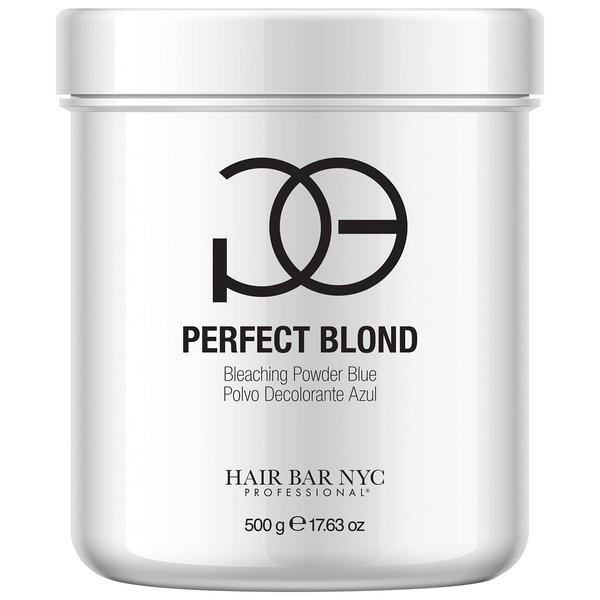 Perfect Blond Blue Lightener Powder 10 Levels of Lift - Extra Strength Professional Hair Dye Toner Lightener Bleach - Made in Italy 500g / 17.63oz