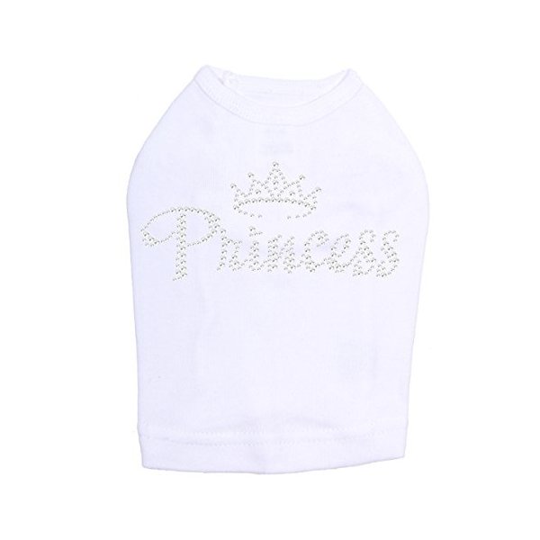 Princess # 2 Dog Shirt 2XL White
