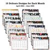 Small Desk Calendar 2024, Monthly Desktop Calendar, DEC. 2023 - JAN. 2025, 8" x 6", Standing Flip Calendar with To Do List Page, Your Personal Daily Planner Calendar for Home Office Desk, Floral 01