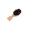 Leadigol Wooden Handle Hair Brush, Scalp Massage Hair Brush Air Cushion Comb Durable Hair Styling Tool Portable Bristle Hair Comb for Women Men(brown)
