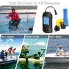 LUCKYLAKER Fish Finder, LCD Monitor, Portable Wired Sonar Transducer, Depth Handheld Ice Fishing Finder, 2.0 inch Display, 328ft Depth Range, 4 AAA Batteries
