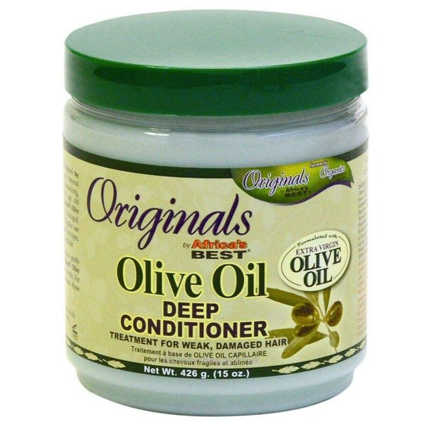 Africa's Best Conditioner Originals Olive Oil Deep 15 Ounce Jar (443ml)