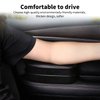 Miytsya 1 PC Car Armrest Support Left Elbow Pad Extender, Relieve Driver Arm Fatigue Car Armrest Cover, 7.9" x 3.1" Height Adjustable Comfort Central Lift Storage Box, for Most Cars (Black)