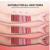 MAEPEOR Matte Lipstick Set 4 Colors Velvety All Day Lipstick Waterproof Long Lasting Lipstick Samples Case (Set 02)